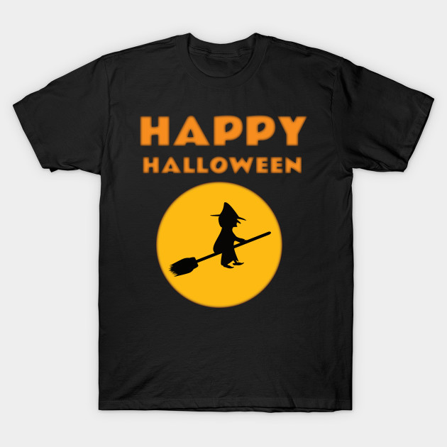Happy Halloween Witch T-Shirt-TOZ